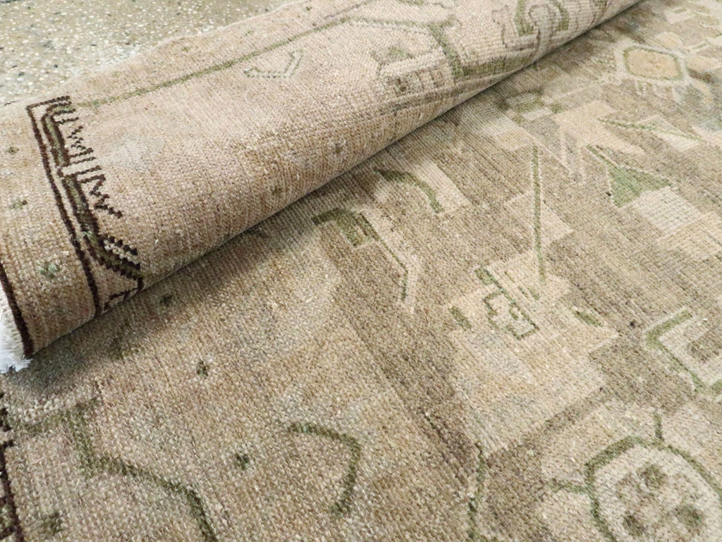 Vintage Persian Malayer Accent Rug, No.28573 - Gsblank