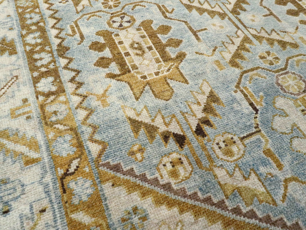 Vintage Persian Malayer Accent Rug, No.28574 - Gsblank