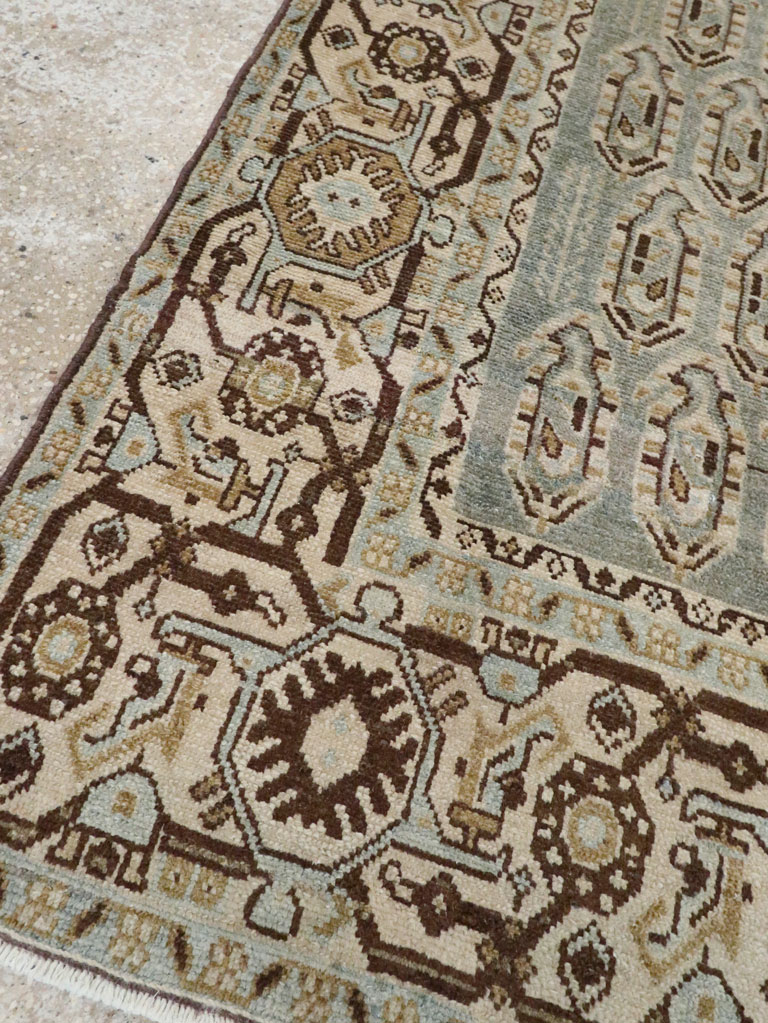Vintage Persian Malayer Accent Rug, No.28577 - Gsblank