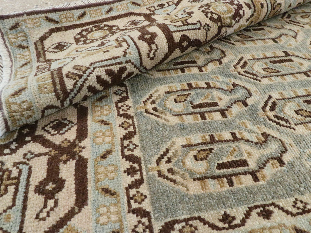 Vintage Persian Malayer Accent Rug, No.28577 - Gsblank