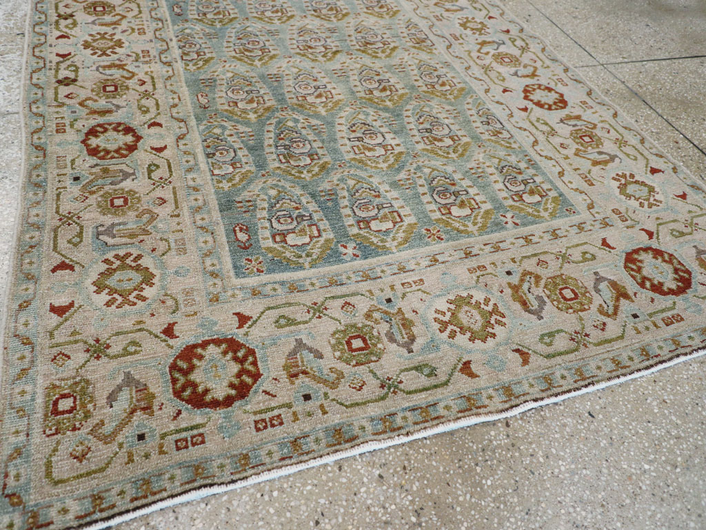 Vintage Persian Malayer Accent Rug (Pair: 2 of 2), No.28580 - Gsblank