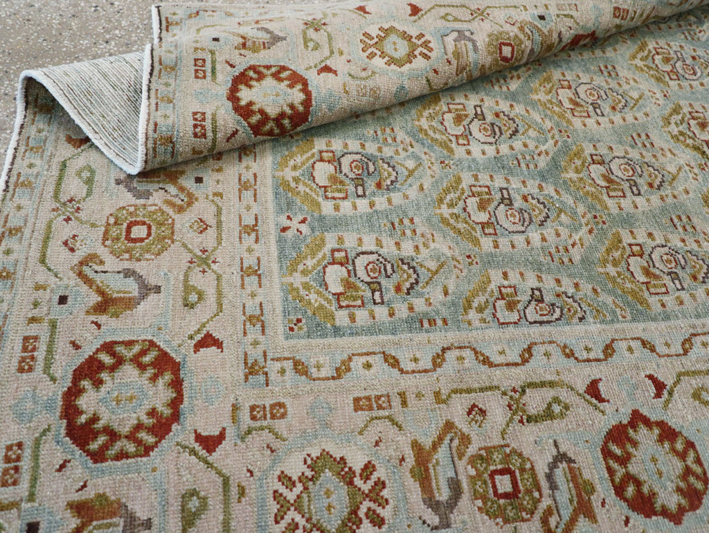 Vintage Persian Malayer Accent Rug (Pair: 2 of 2), No.28580 - Gsblank