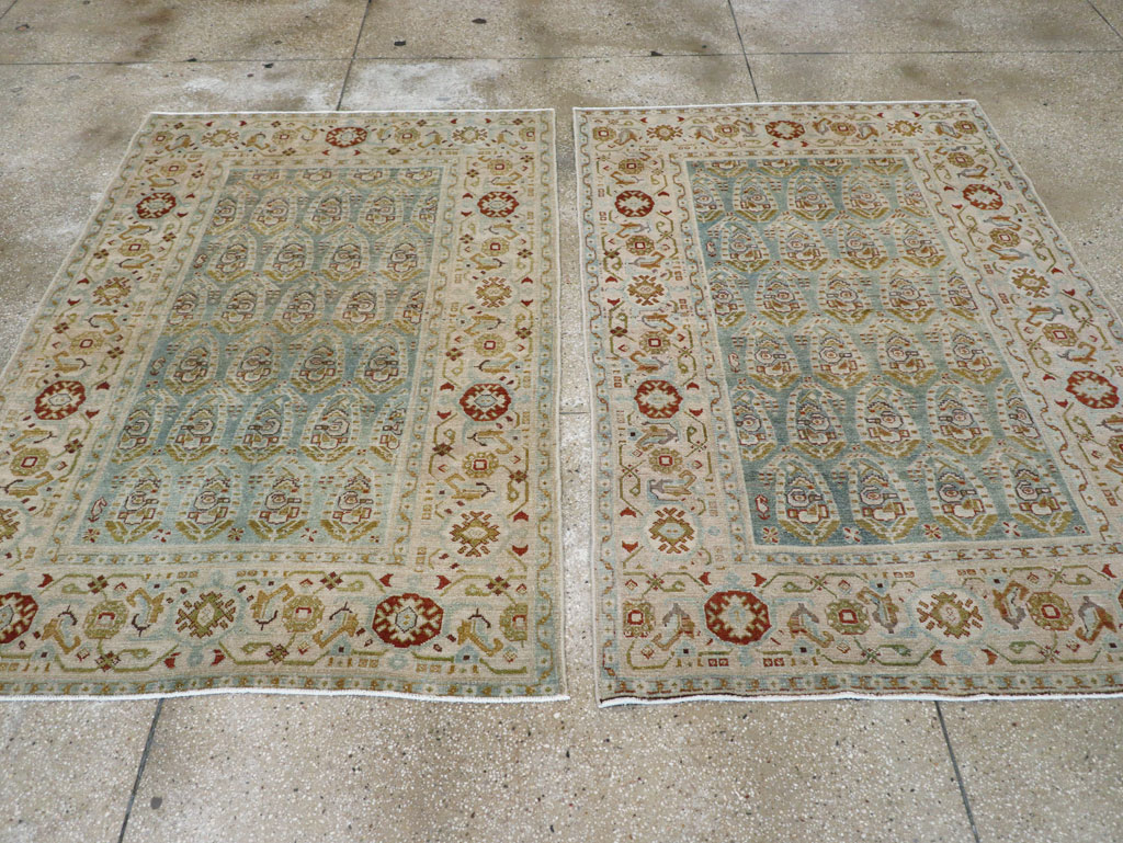 Vintage Persian Malayer Accent Rug (Pair: 2 of 2), No.28580 - Gsblank