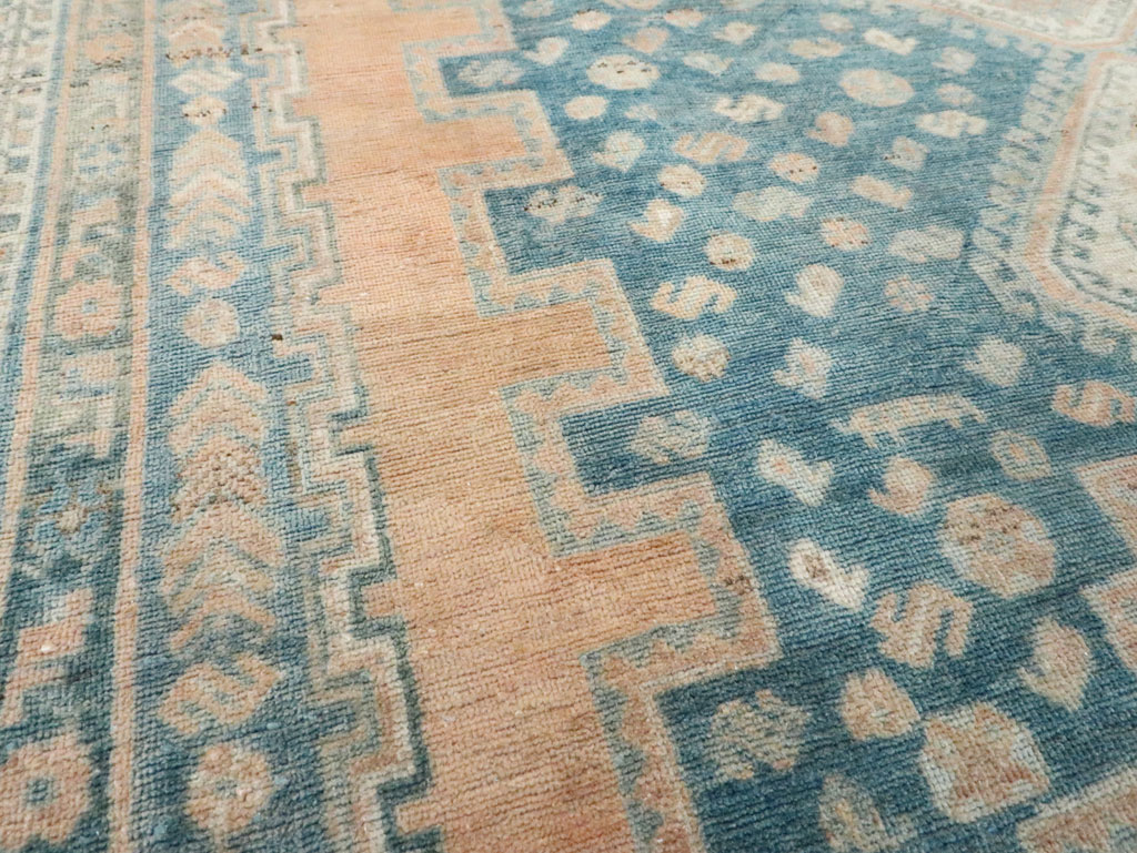 Vintage Persian Afshar Accent Rug, No.28582 - Gsblank