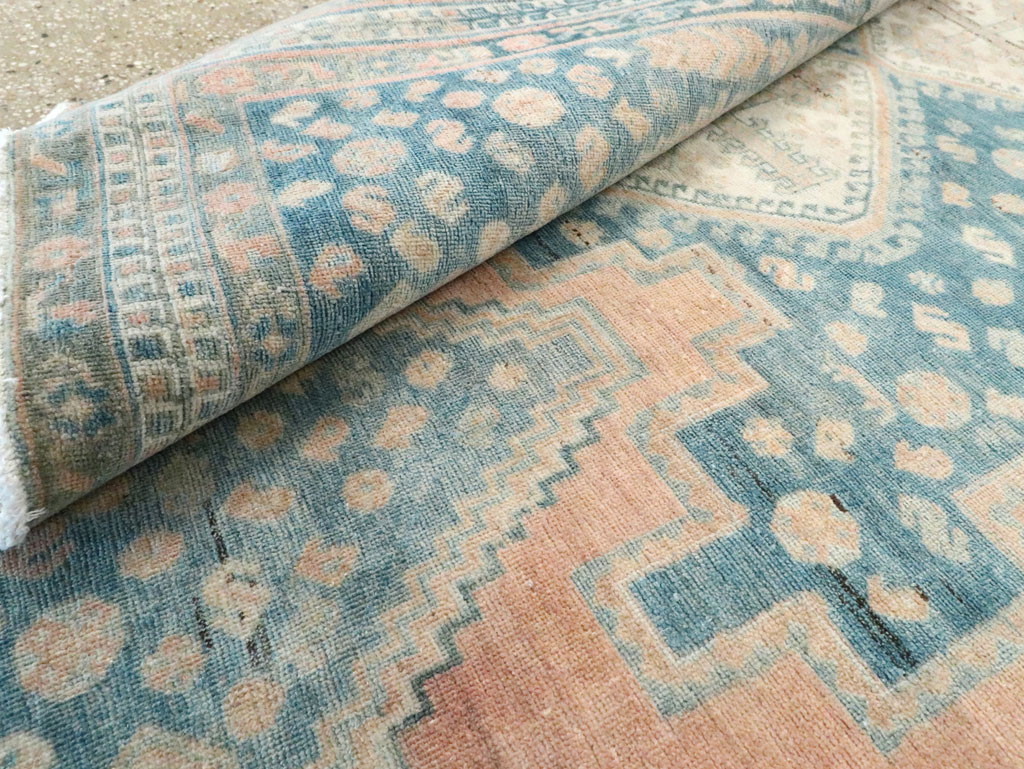 Vintage Persian Afshar Accent Rug, No.28582 - Gsblank