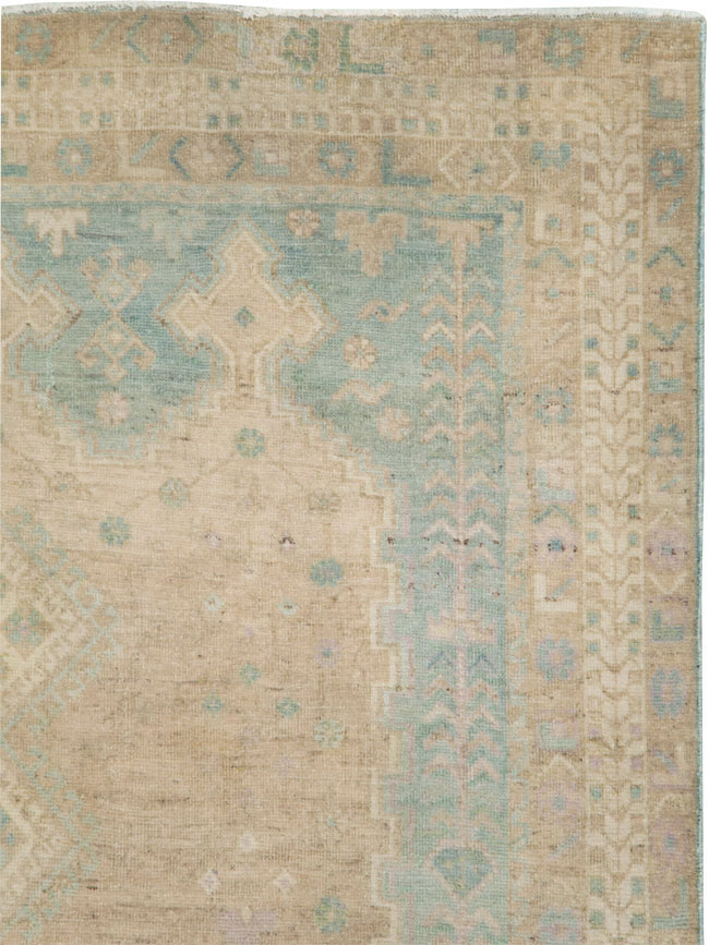 Vintage Persian Afshar Tribal Accent Rug, No.28583 - Gsblank