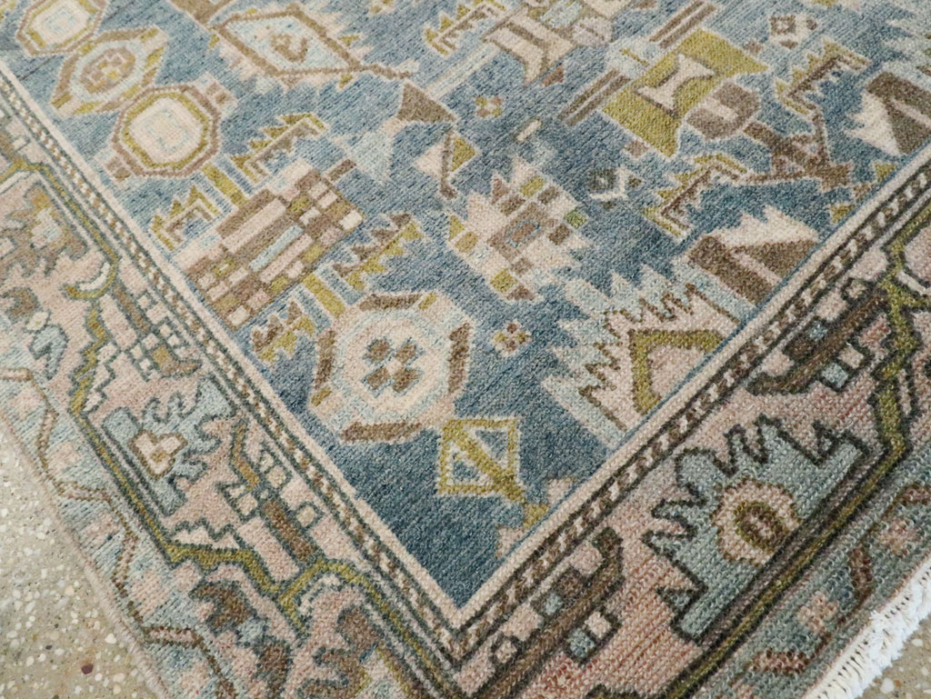 Vintage Persian Malayer Throw Rug, No.28584 - Gsblank