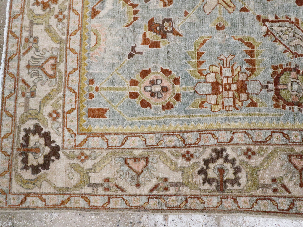 Vintage Persian Malayer Accent Rug, No.28585 - Gsblank