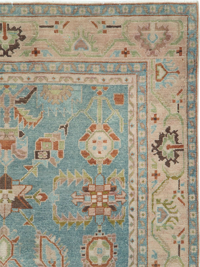 Vintage Persian Malayer Accent Rug (Pair: 1 of 2), No.28590 - Gsblank