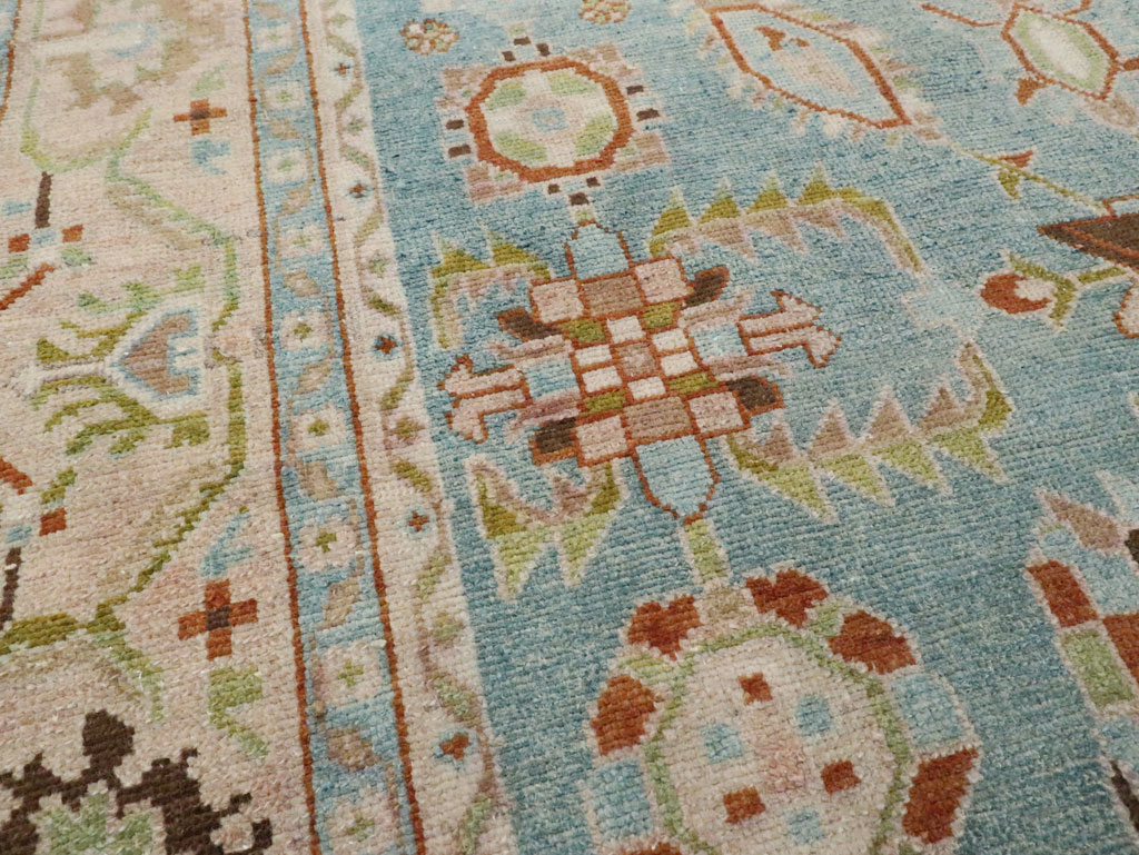 Vintage Persian Malayer Accent Rug (Pair: 1 of 2), No.28590 - Gsblank