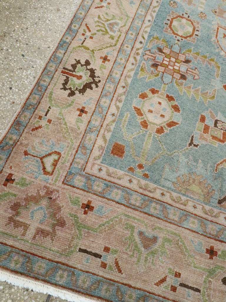 Vintage Persian Malayer Accent Rug (Pair: 1 of 2), No.28590 - Gsblank