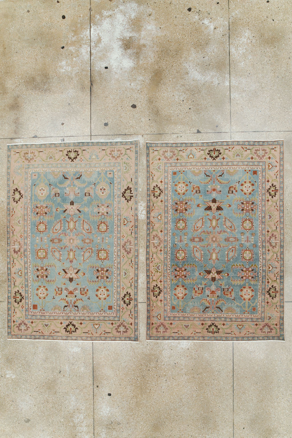 Vintage Persian Malayer Accent Rug (Pair: 1 of 2), No.28590 - Gsblank