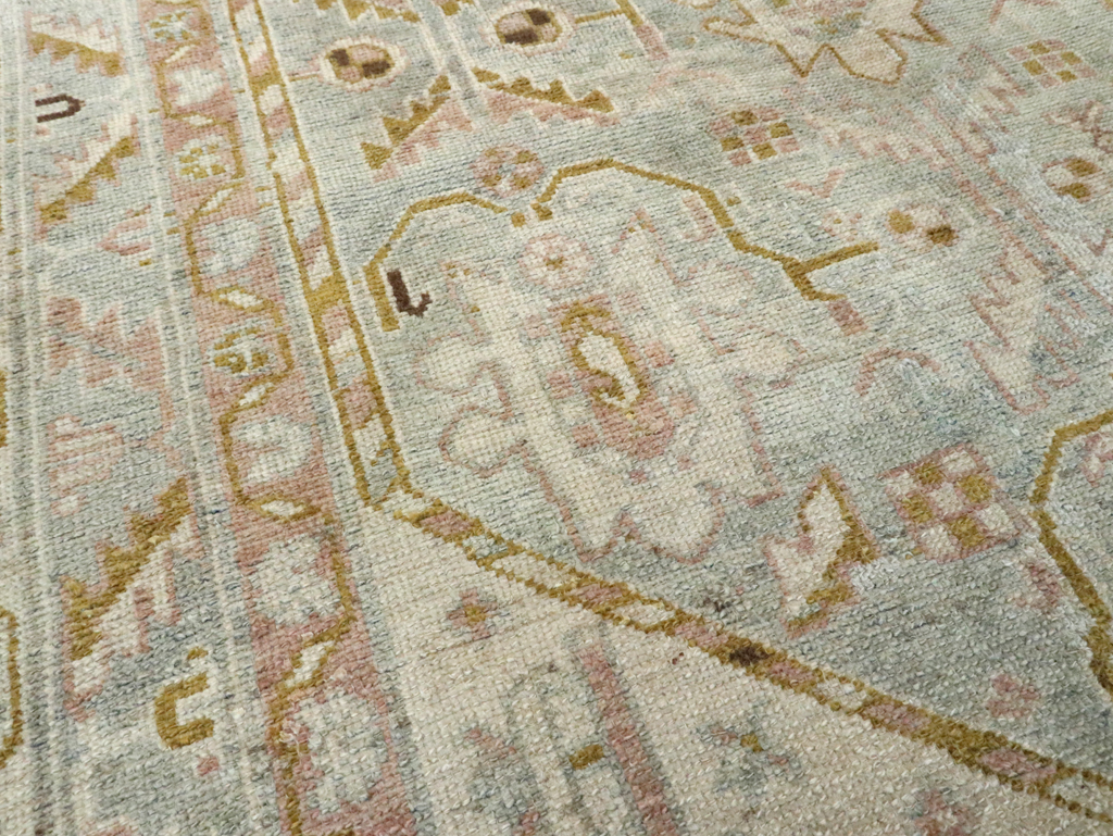 Vintage Persian Malayer Accent Rug, No.28593 - Gsblank