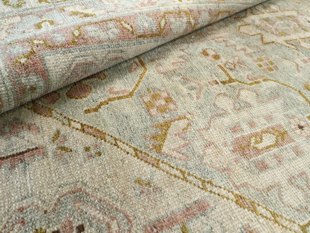 Vintage Persian Malayer Accent Rug, No.28593 - Gsblank