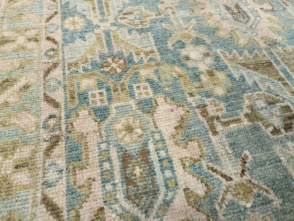 Vintage Persian Malayer Throw Rug, No.28596 - Gsblank