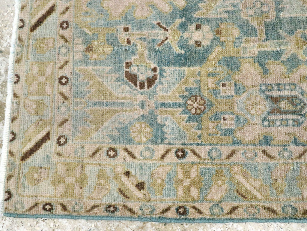 Vintage Persian Malayer Throw Rug, No.28596 - Gsblank
