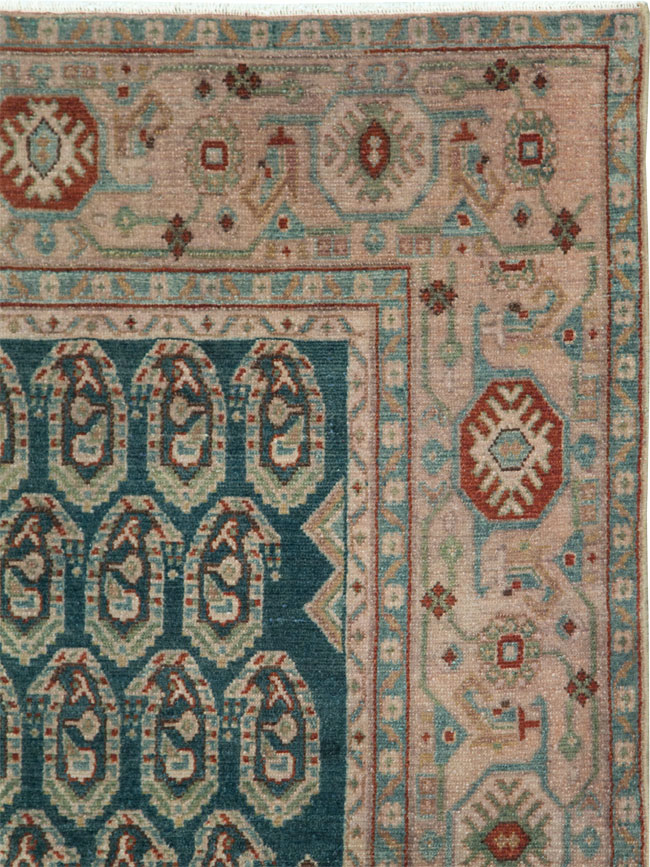 Vintage Persian Malayer Accent Rug, No.28598 - Gsblank