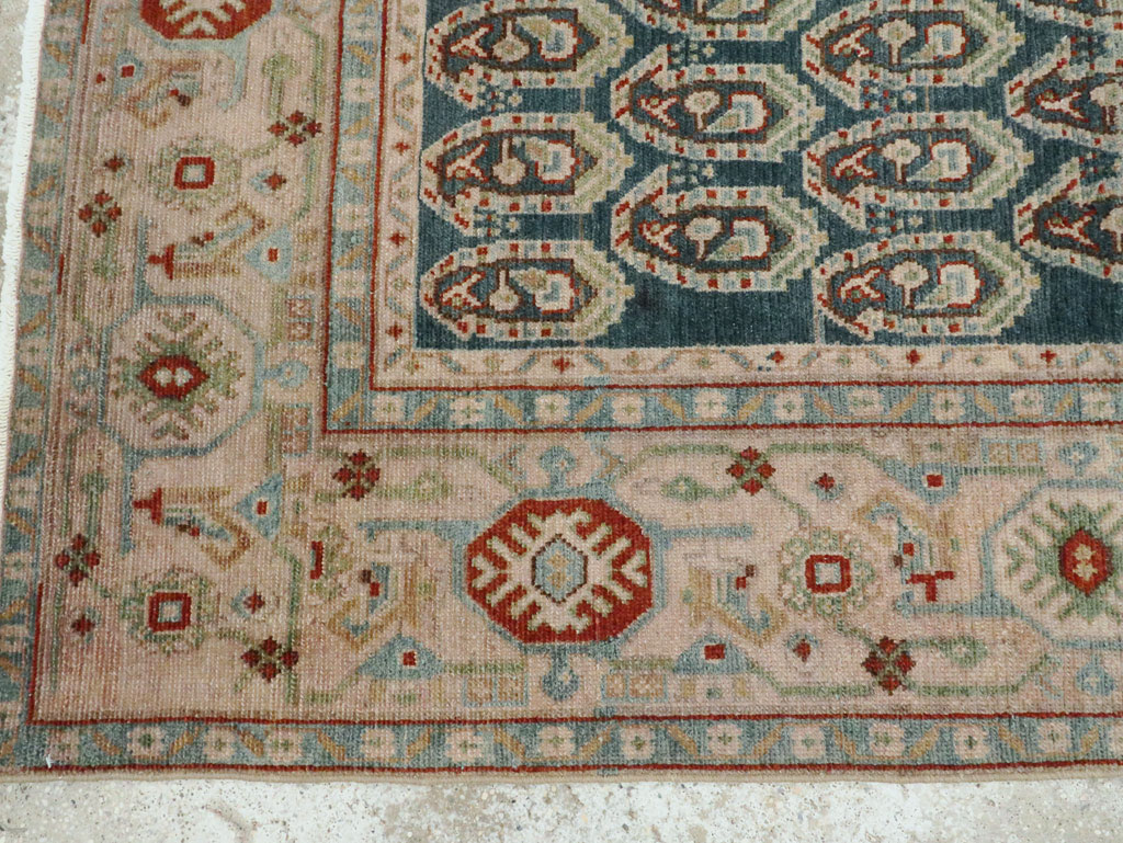 Vintage Persian Malayer Accent Rug, No.28598 - Gsblank