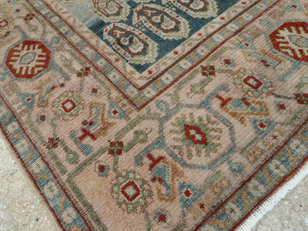 Vintage Persian Malayer Accent Rug, No.28598 - Gsblank