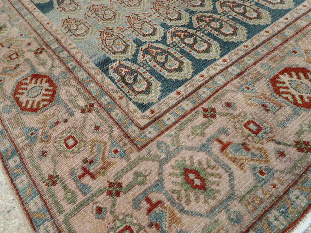 Vintage Persian Malayer Accent Rug, No.28598 - Gsblank