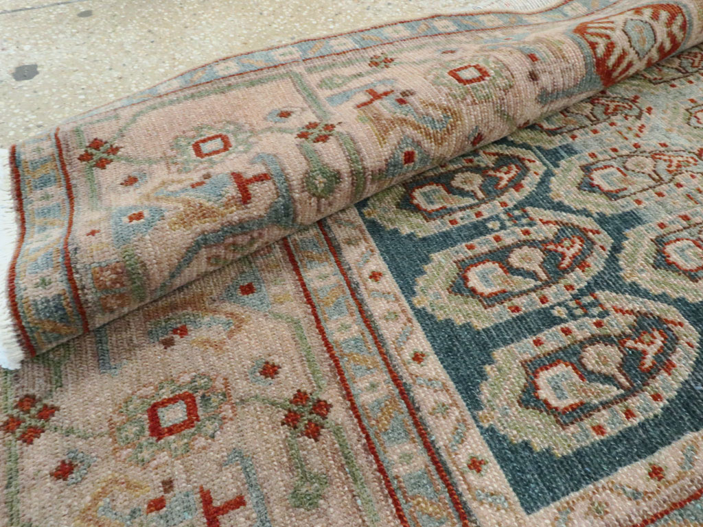 Vintage Persian Malayer Accent Rug, No.28598 - Gsblank