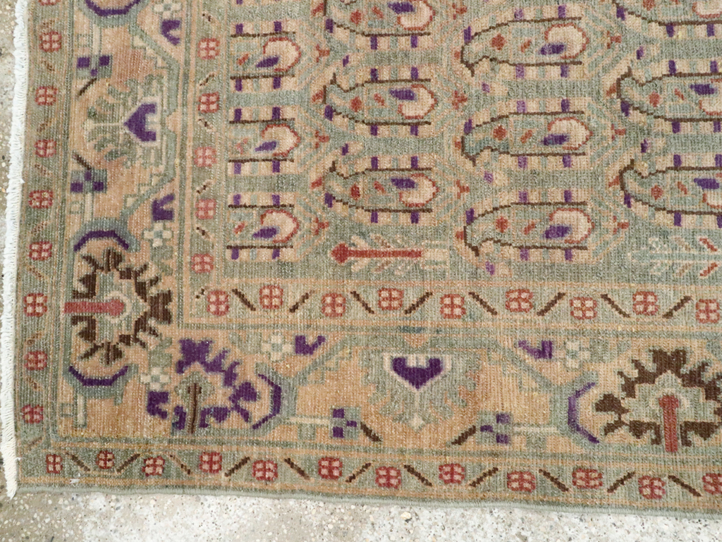 Vintage Persian Malayer Accent Rug, No.28599 - Gsblank