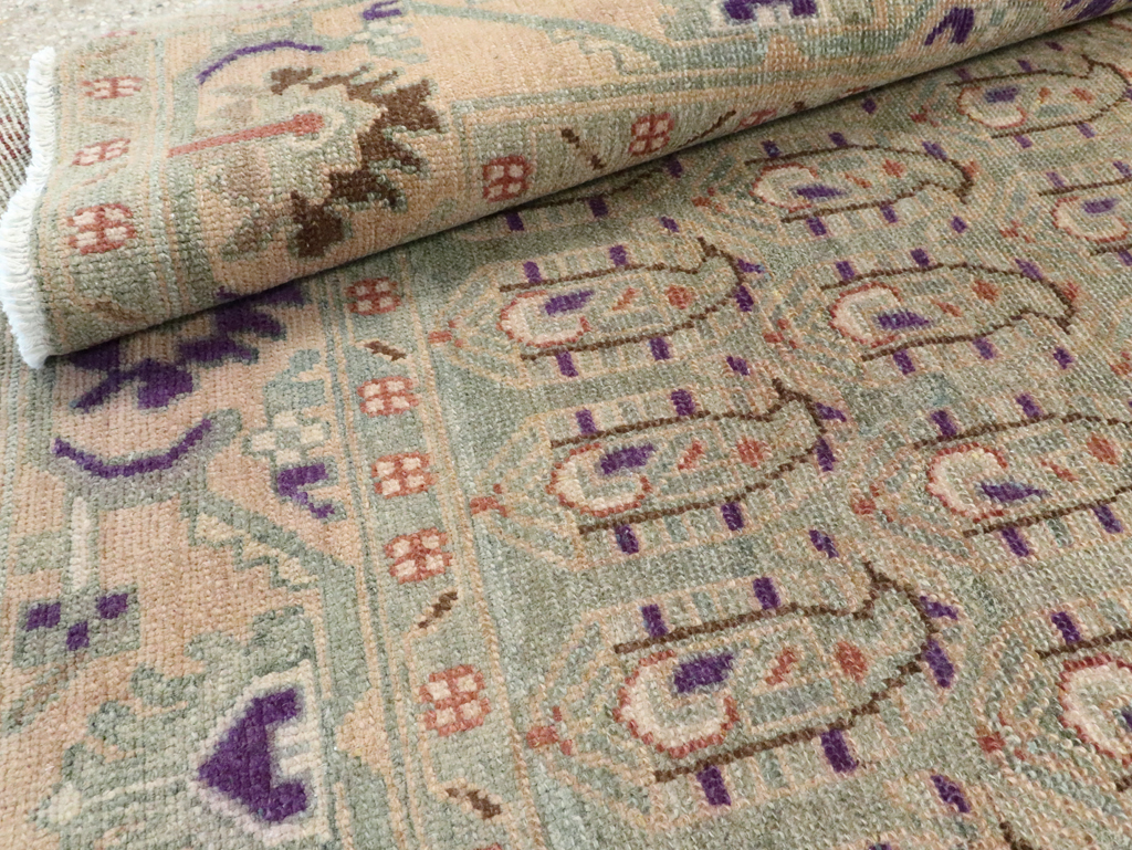 Vintage Persian Malayer Accent Rug, No.28599 - Gsblank