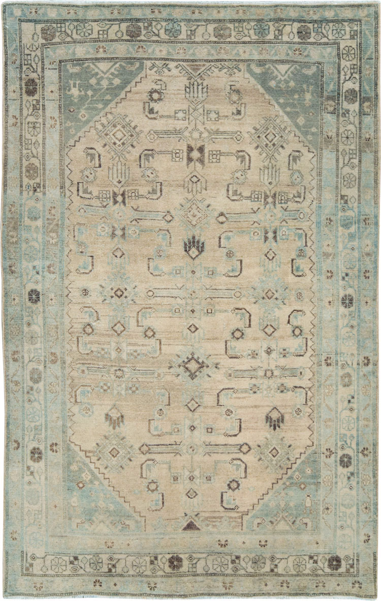 Vintage Persian Malayer Rug, No.28601 - Gsblank