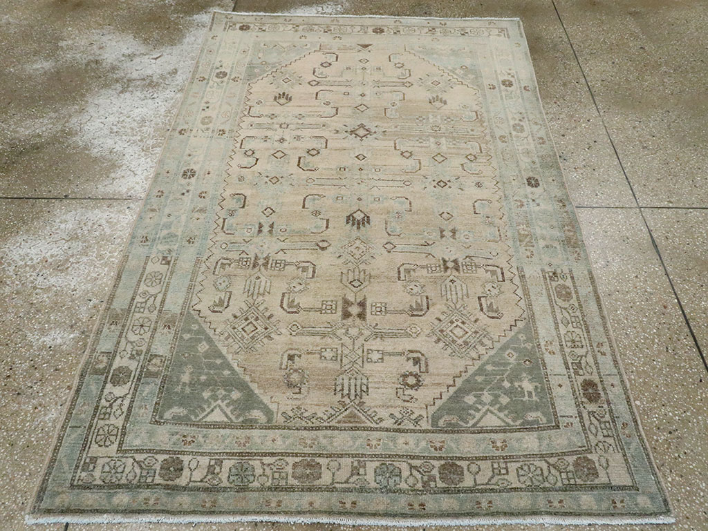 Vintage Persian Malayer Rug, No.28601 - Gsblank