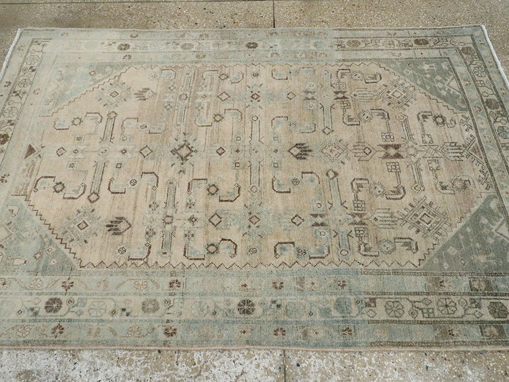 Vintage Persian Malayer Rug, No.28601 - Gsblank