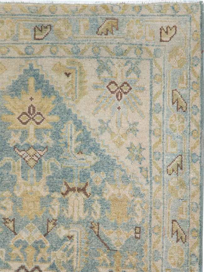 Vintage Persian Malayer Throw Rug, No.28602 - Gsblank