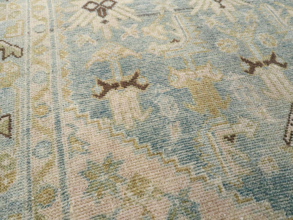 Vintage Persian Malayer Throw Rug, No.28602 - Gsblank