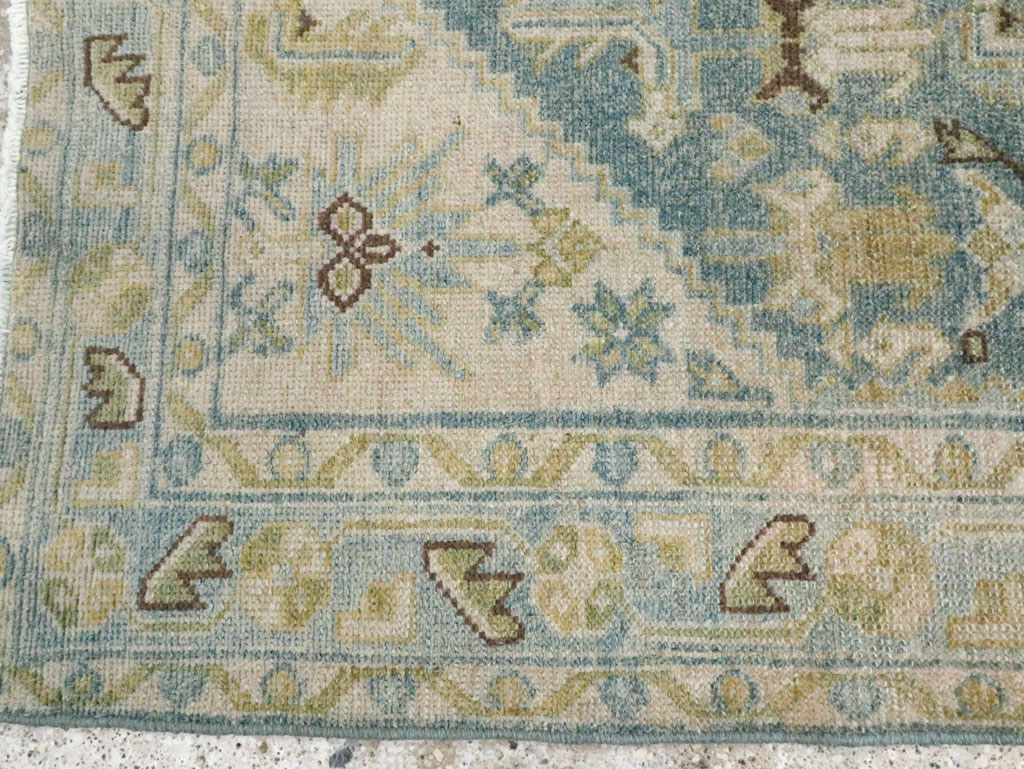Vintage Persian Malayer Throw Rug, No.28602 - Gsblank