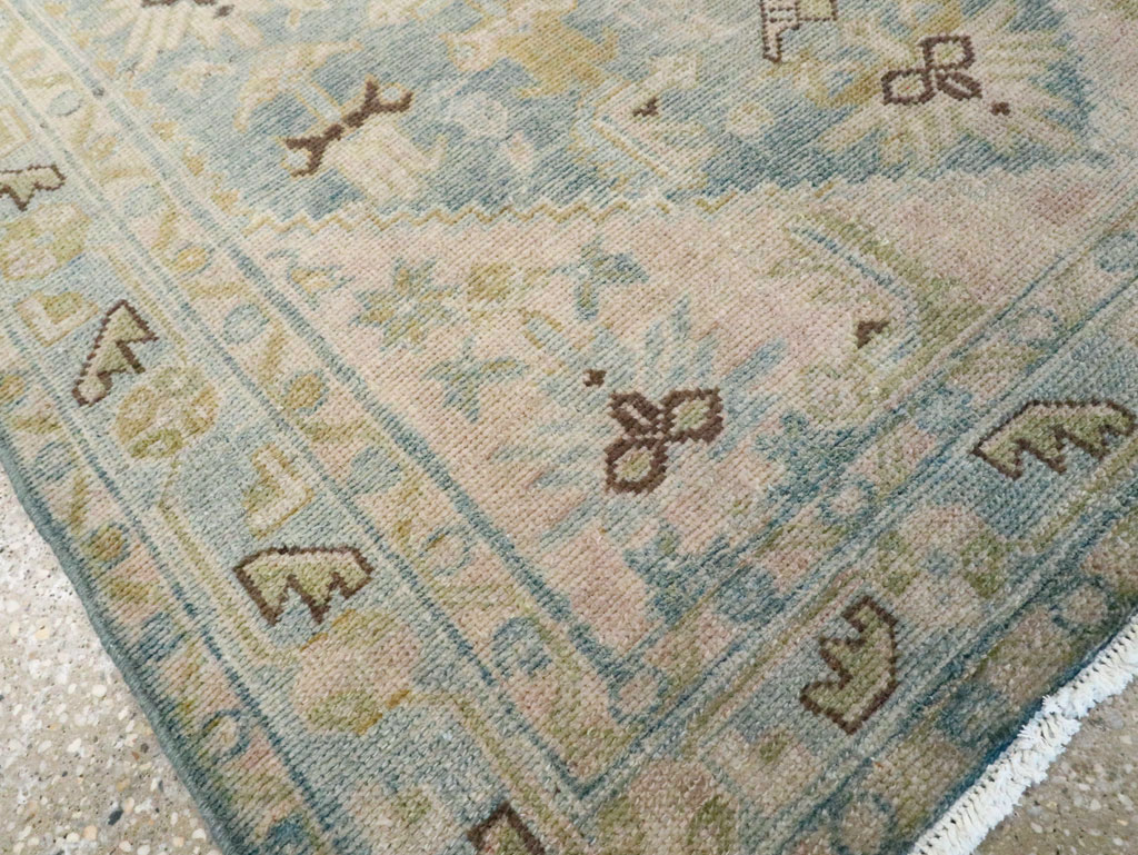 Vintage Persian Malayer Throw Rug, No.28602 - Gsblank