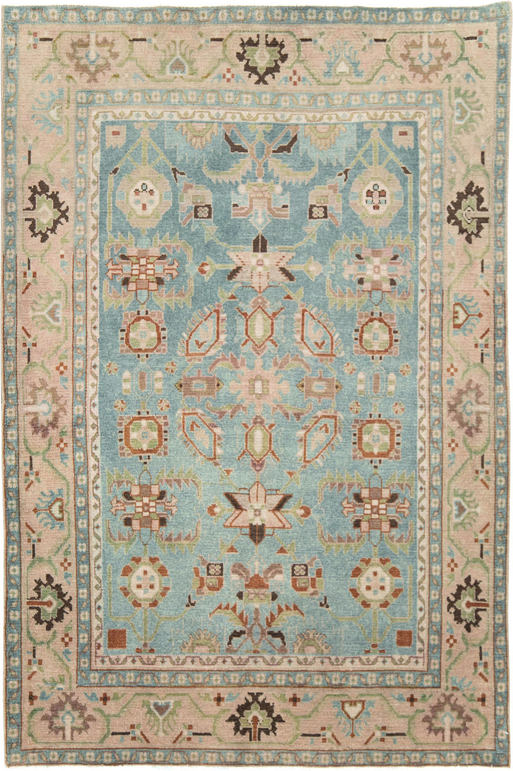 Vintage Persian Malayer Accent Rug (Pair: 2 of 2), No.28604 - Gsblank