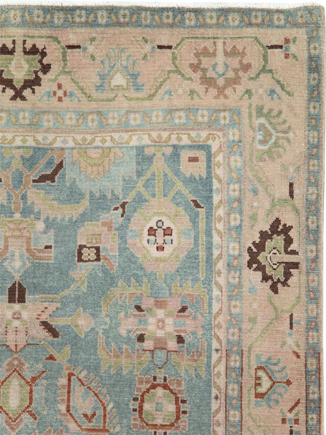 Vintage Persian Malayer Accent Rug (Pair: 2 of 2), No.28604 - Gsblank