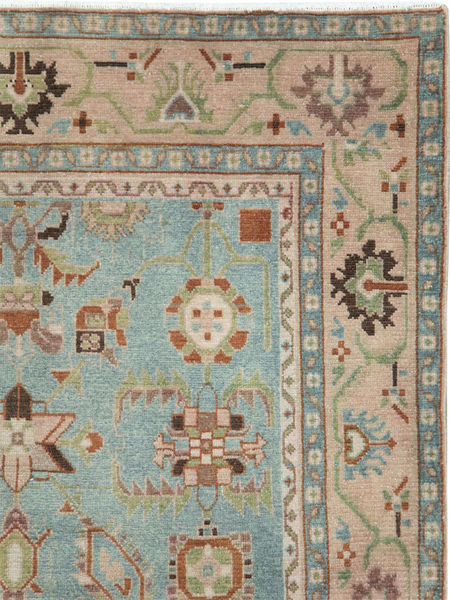 Vintage Persian Malayer Accent Rug (Pair: 2 of 2), No.28604 - Gsblank