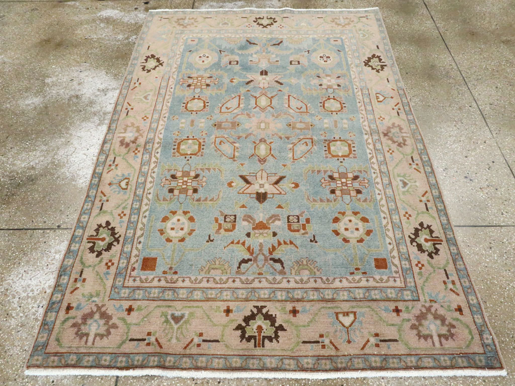 Vintage Persian Malayer Accent Rug (Pair: 2 of 2), No.28604 - Gsblank