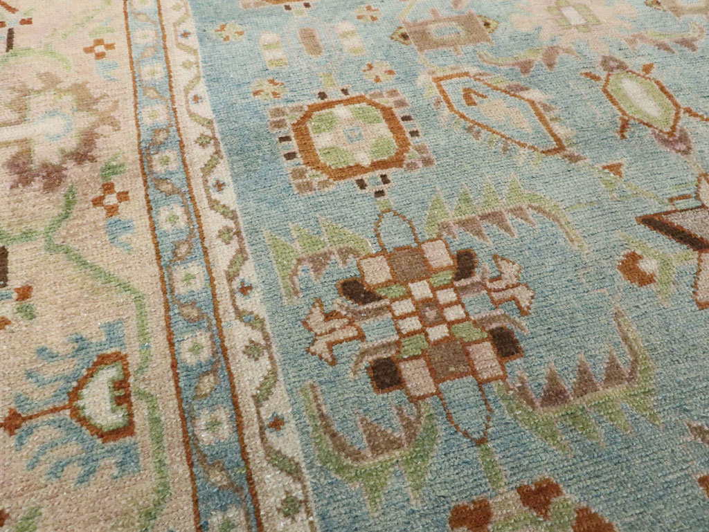 Vintage Persian Malayer Accent Rug (Pair: 2 of 2), No.28604 - Gsblank