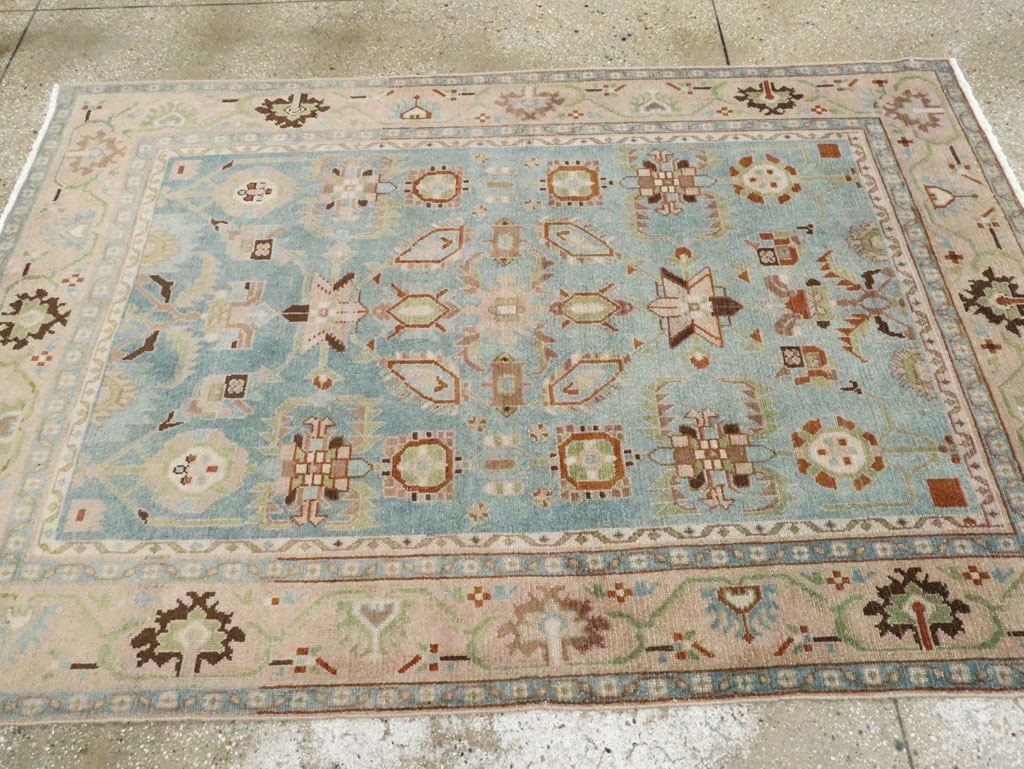 Vintage Persian Malayer Accent Rug (Pair: 2 of 2), No.28604 - Gsblank