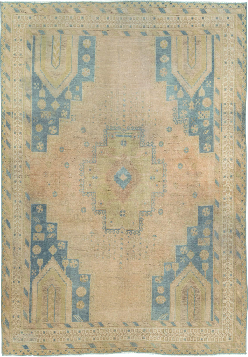 Vintage Persian Afshar Rug, No.28605 - Gsblank