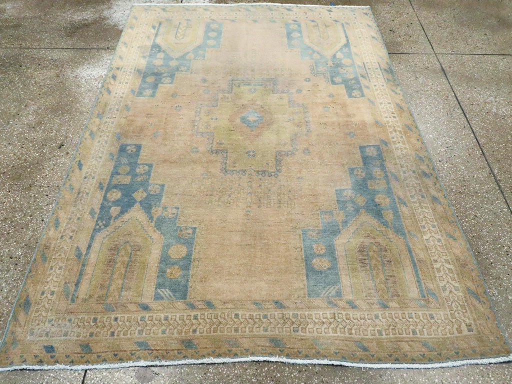 Vintage Persian Afshar Rug, No.28605 - Gsblank