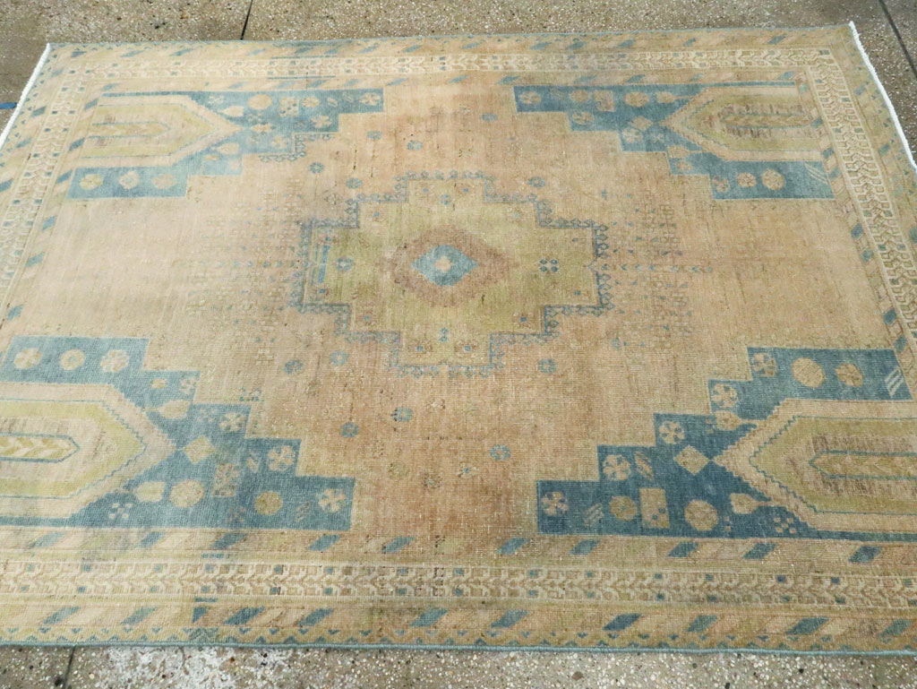 Vintage Persian Afshar Rug, No.28605 - Gsblank