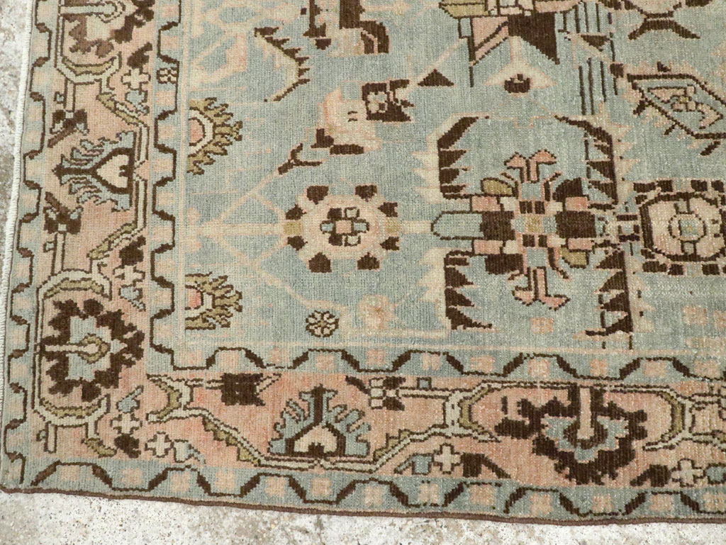 Vintage Persian Malayer Accent Rug, No.28608 - Gsblank