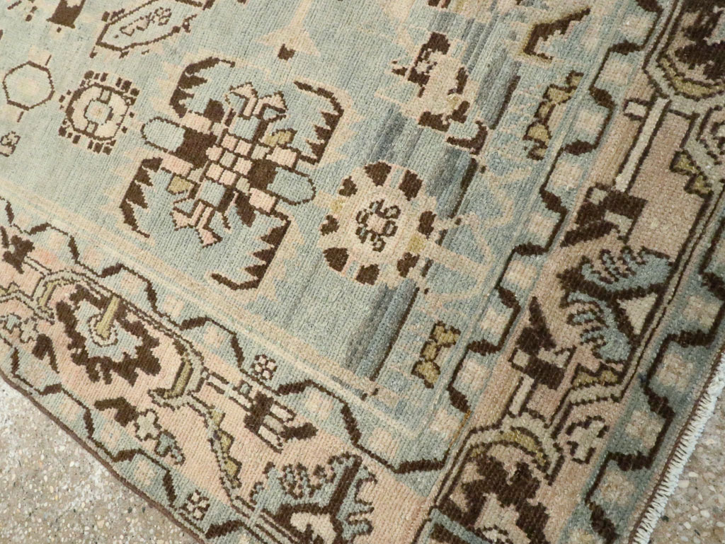 Vintage Persian Malayer Accent Rug, No.28608 - Gsblank