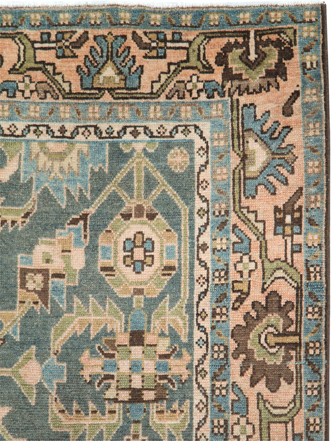 Vintage Persian Malayer Accent Rug, No.28611 - Gsblank