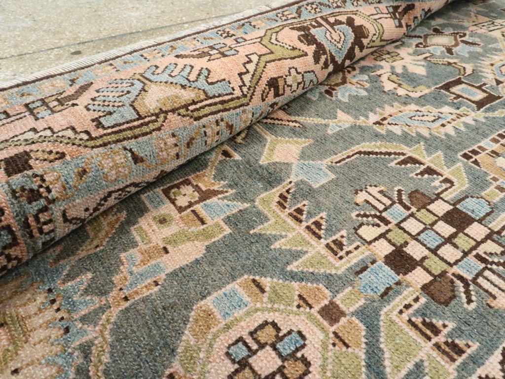 Vintage Persian Malayer Accent Rug, No.28611 - Gsblank