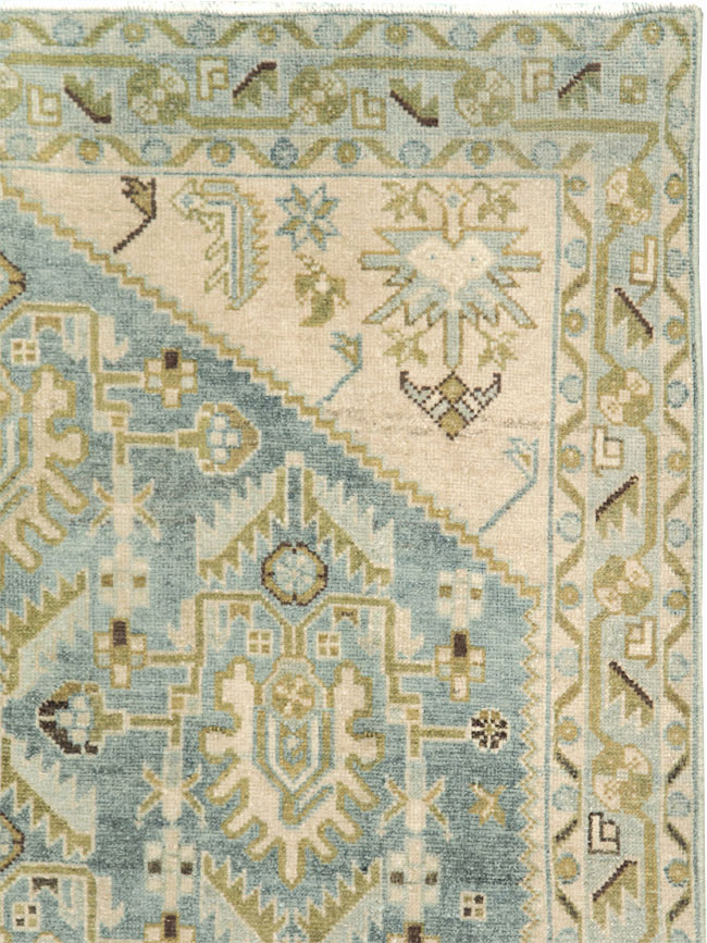 Vintage Persian Malayer Accent Rug, No.28613 - Gsblank