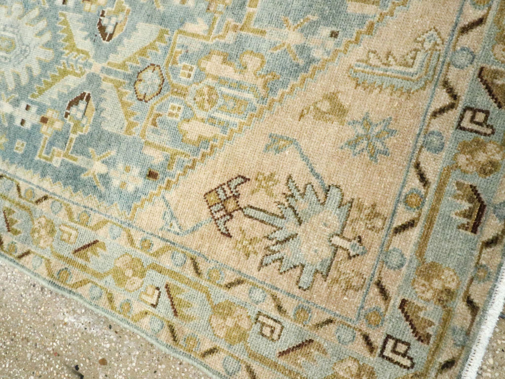 Vintage Persian Malayer Accent Rug, No.28613 - Gsblank