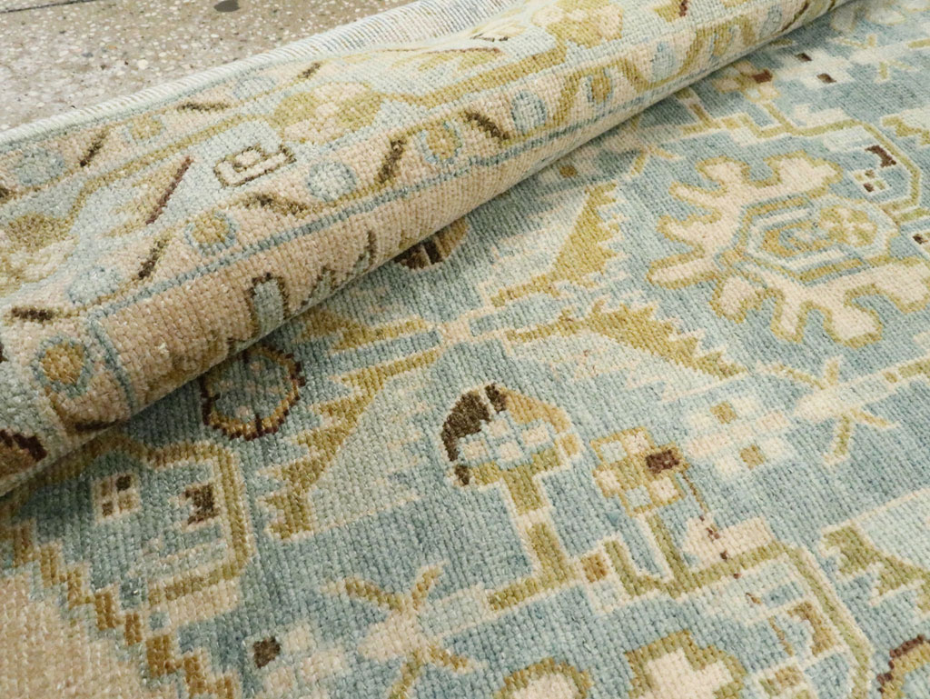 Vintage Persian Malayer Accent Rug, No.28613 - Gsblank